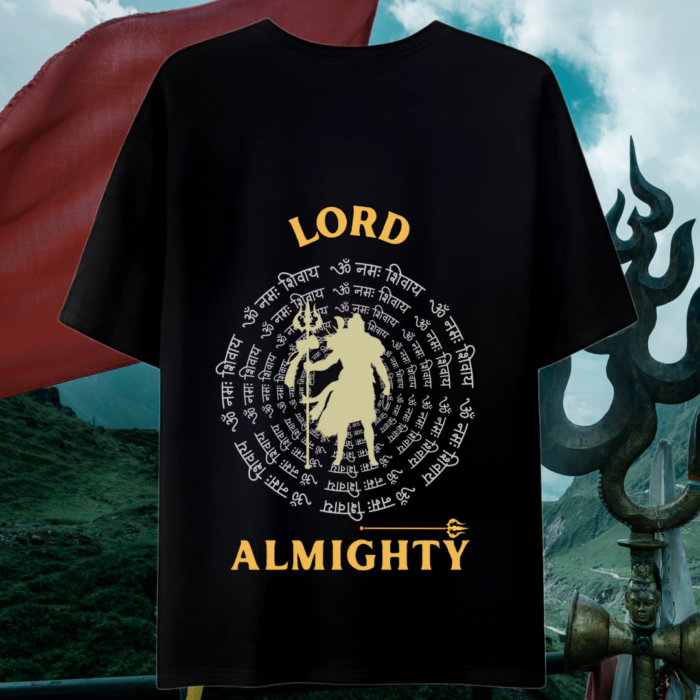 Men T-Shirt Shiva Printed