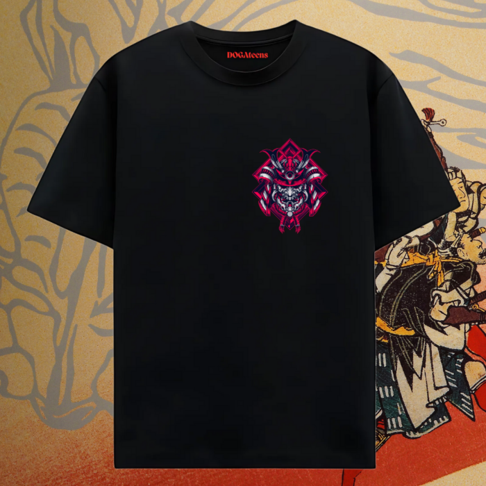 Men T-Shirt Samurai Printed