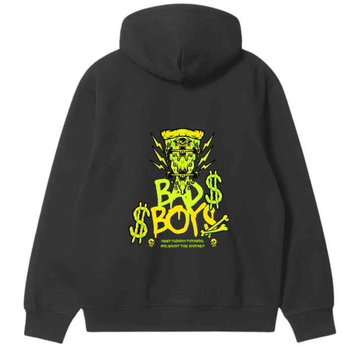 Hooded Sweatshirt Men'S Oversized Fit - Bad Boys- Graphic Hoodies-Dth-012