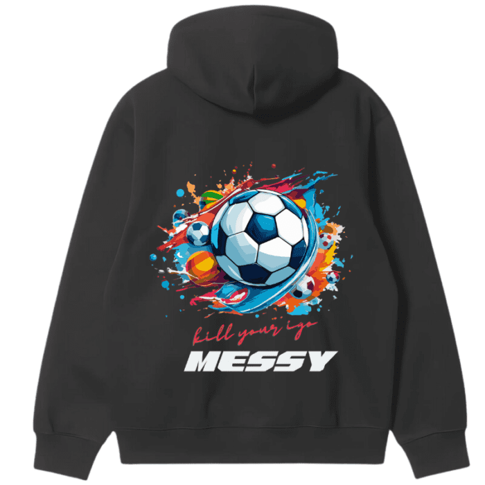 Hooded Sweatshirt Men'S Oversized Fit - Football - Graphic Hoodies-Dth-018