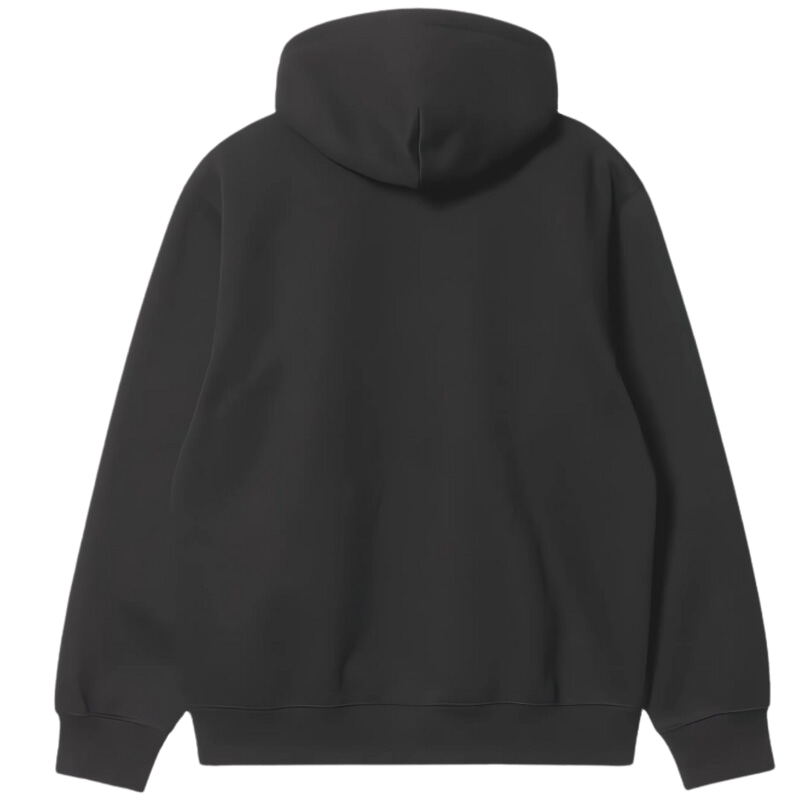 a black hoodie with a white background