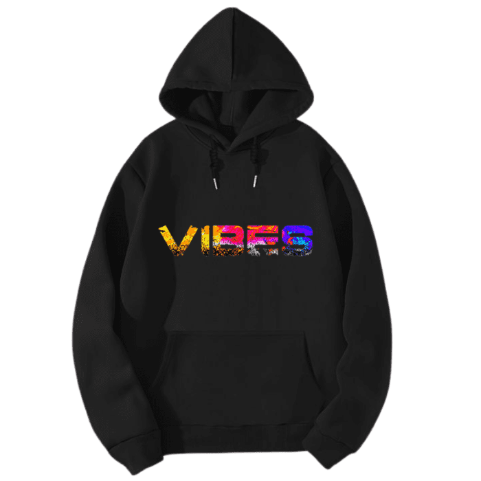 A Black Sweatshirt With A Logo On It