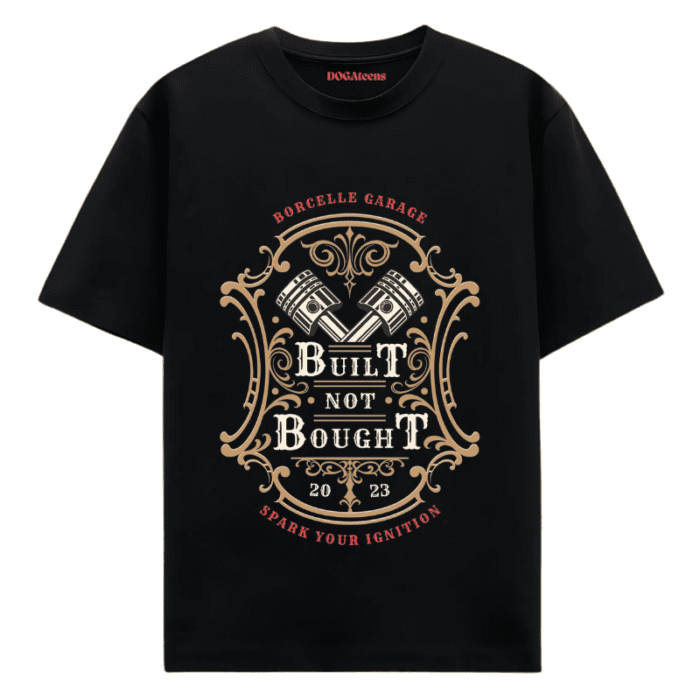 A Black T-Shirt With A Design