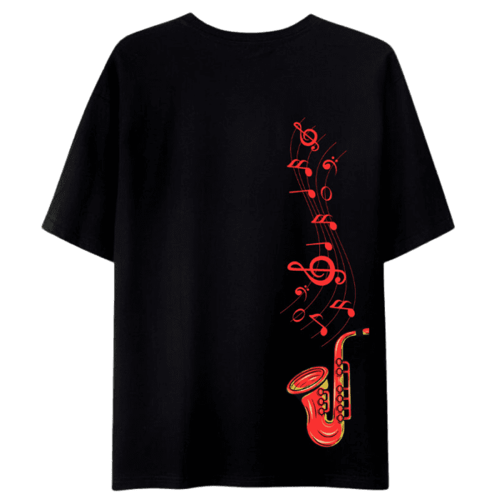 Black T-Shirt With Graphic